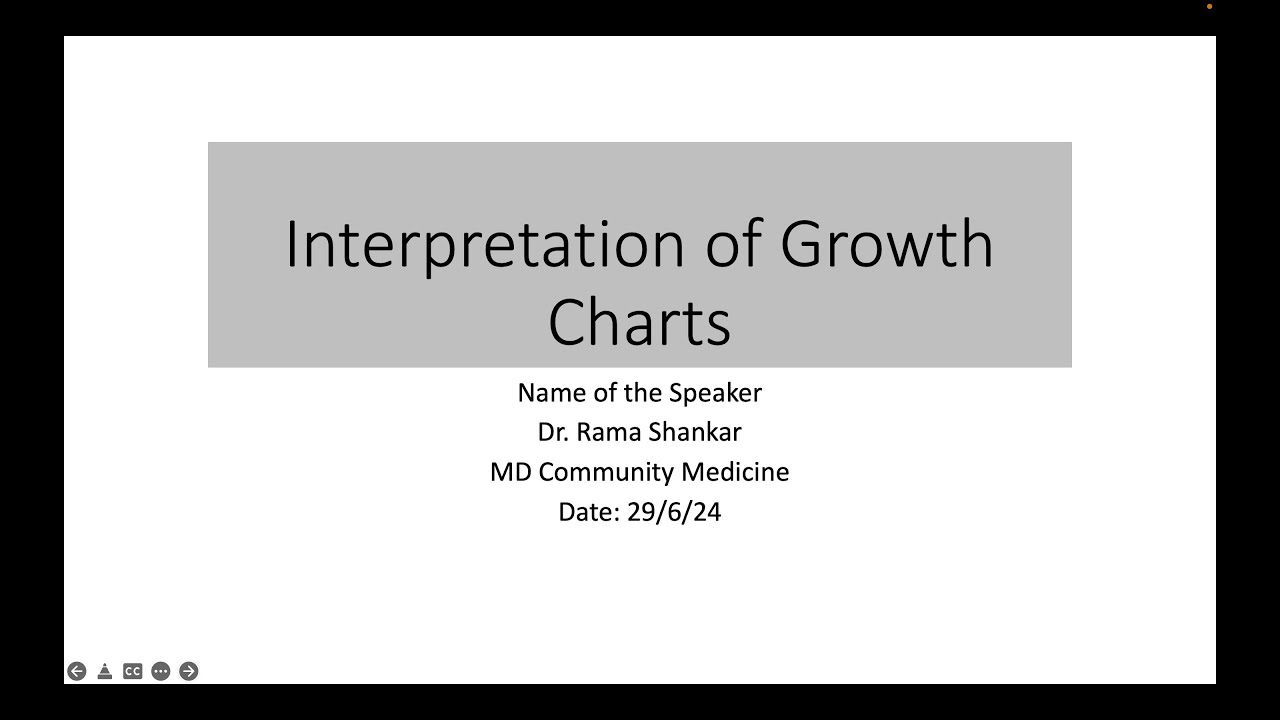Growth Chart and its interpretation - YouTube