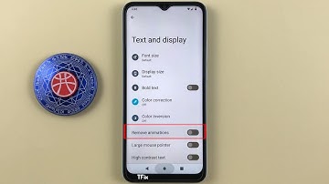 Remove animation effects, reduce motion on Xiaomi Redmi A1 Android 12