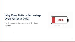 Why Does Battery SOC Suddenly Jump Below 20% | BMS Explained
