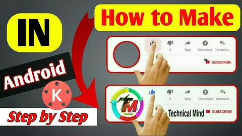 how to make subscribe button on youtube video 2021 | Subscribe button kaise banaye (kinemaster)