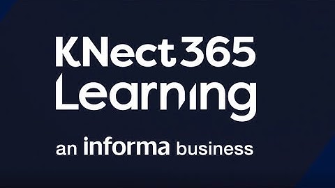 Welcome to KNect365 Learning