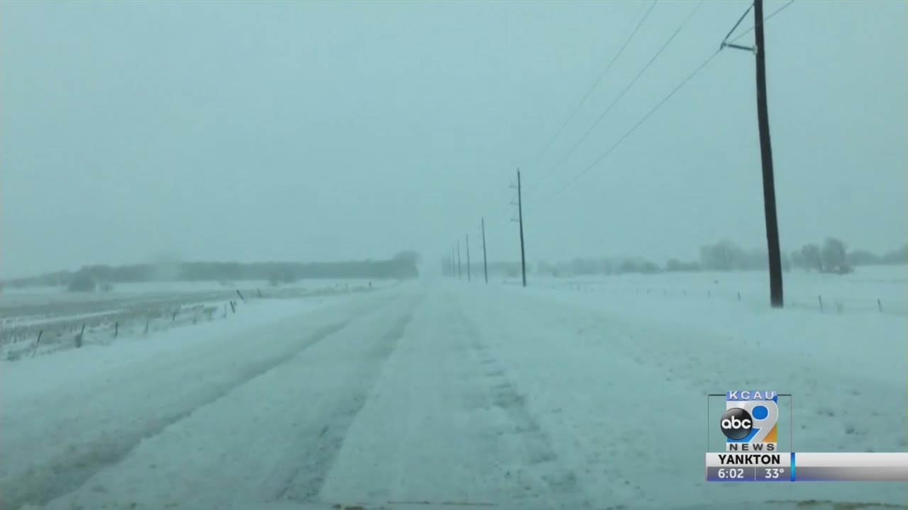 Yankton seeing snow Live with Rebecca at 6pm YouTube
