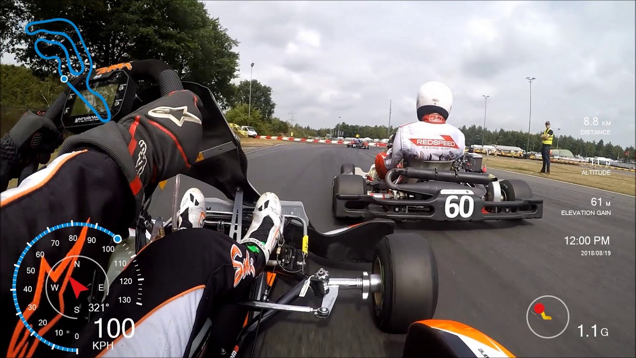 Onboard GoPro Rotax Max Senior | Circuit Park Berghem | Dutch Rotax Max Challenge Round 6