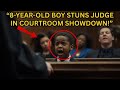 Brilliant 8-Year-Old Black Boy Stands Up for His Mom in Court — Leaves Judge Speechless!