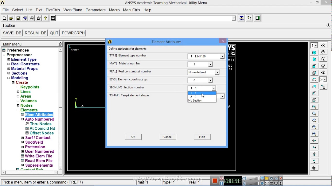 Stress Analysis of Stepped Bars P5 : Ansys APDL 2019 R1 - YouTube
