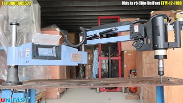 Máy taro cần điện giá rẻ ETM-12-1100 (UniFast M3-M12, 1,1 mét, servo 600W)