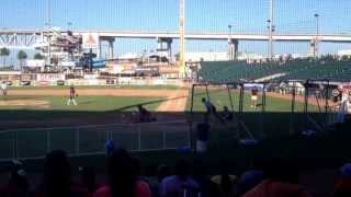 NPF Racers Montalvo hits an in the park home run