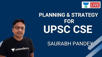 Planning and Strategy for UPSC CSE | Saurabh Pandey