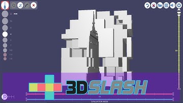 3DSlash -- A Game-like Voxel Modelling Application