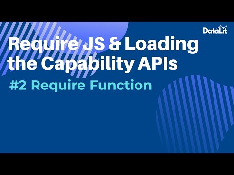Qlik Sense Mashups | Require JS & Loading the Capability APIs #2 - Require Function