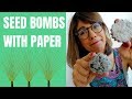 Seed bombs diy - seed bombs with paper