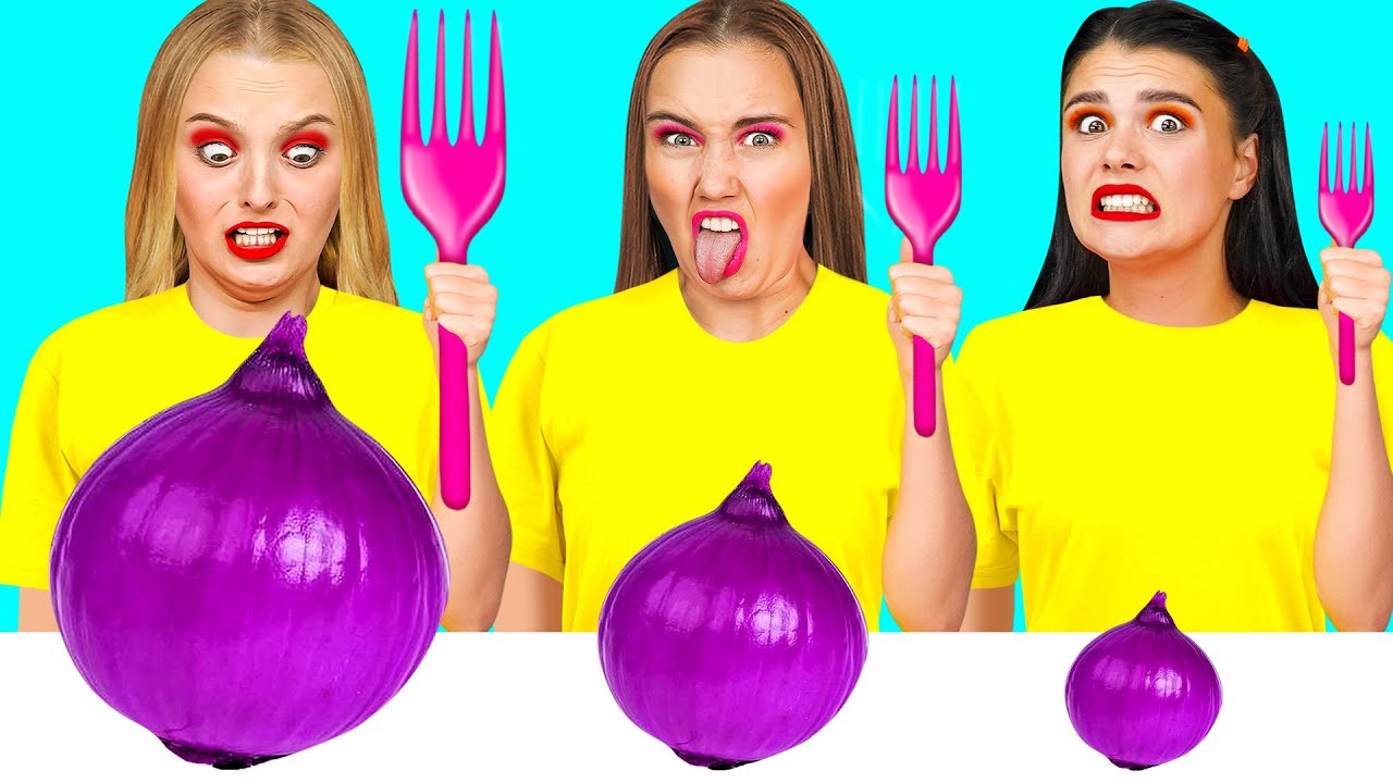 Big, Medium and Small Food Challenge #4 by Ideas 4 Fun Challenge