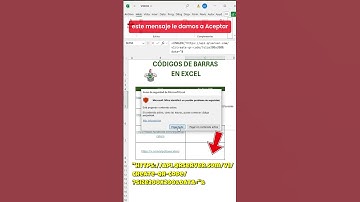 MÉTODO RÁPIDO PARA HACER CÓDIGOS QR EN EXCEL