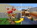 Easy Minecraft 1.21.9 Villager Breeder Farm Tutorial!!! (Fully AFK)