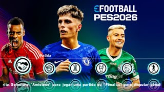 NOVO EFOOTBALL PES 26 LITE PARA PPSSP 🔥