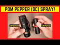 POM O.C. Spray (Pepper Spray). Be Prepared to Protect Yourself!