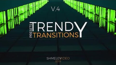 Trendy Transitions V.4 Premiere Pro Presets