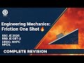 Engineering Mechanics Friction One Shot 🔥 SSC JE 2026 RRB JE CBT-2 DRDO NHPC NPCIL Complete Revision