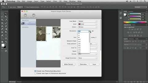 Scanning an Image - Adobe Photoshop CS6 Tutorial