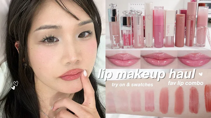 makeup haul | kbeauty 🩶 fav lip tints, tinted lip balms & glosses try-on | go-to lip combos! - DayDayNews