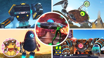 Monsters vs Aliens - All Bosses (With Cutscenes) [2K 60FPS]