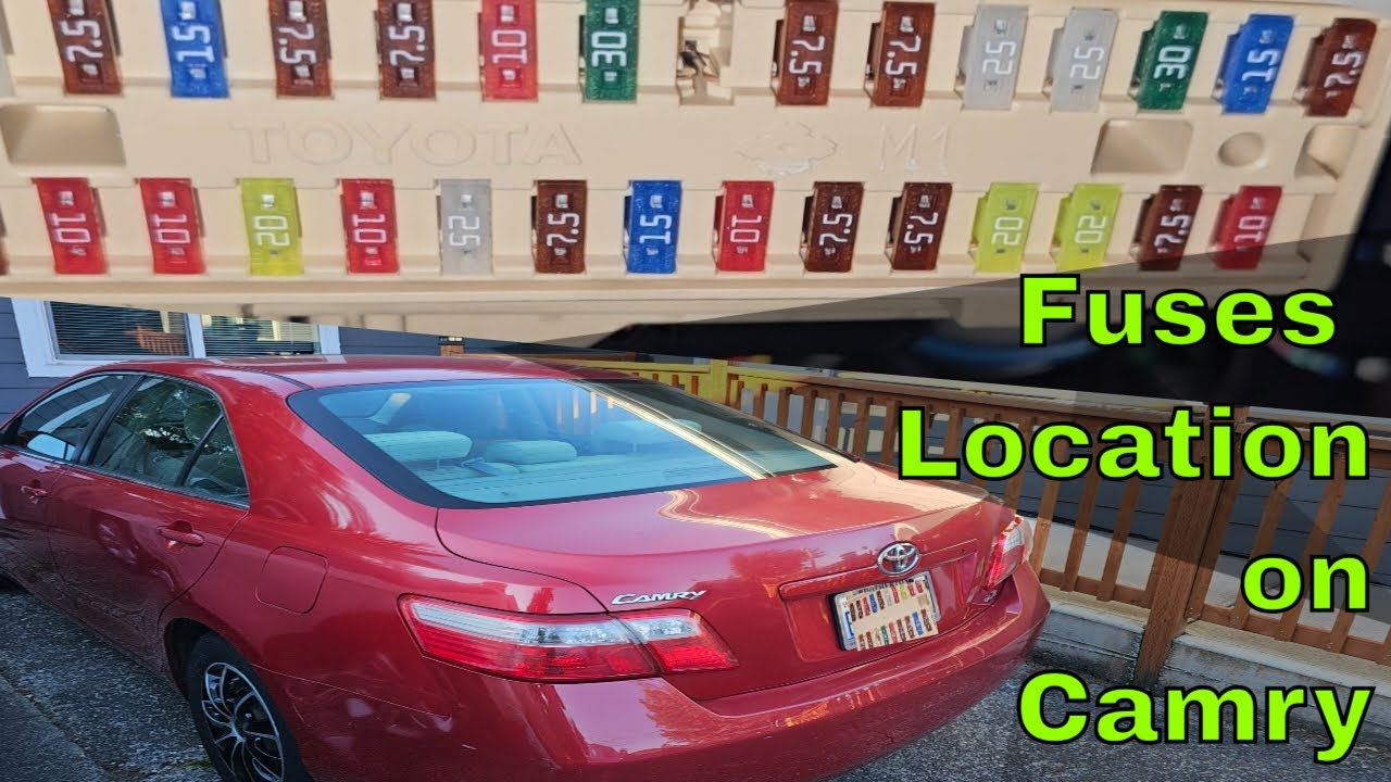 2009 toyota camry fuse for cigarette lighter box diagram Toyota Camry Fuse Box Diagrams