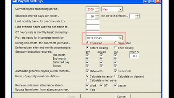 DiGiPAY_03d-System Configuration_Setting of Payroll Settings