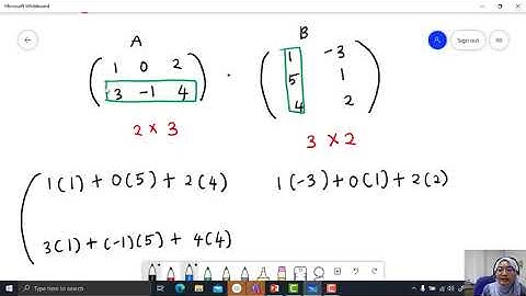 5.1 Matrices - Operations on Matrices (Multiplication)