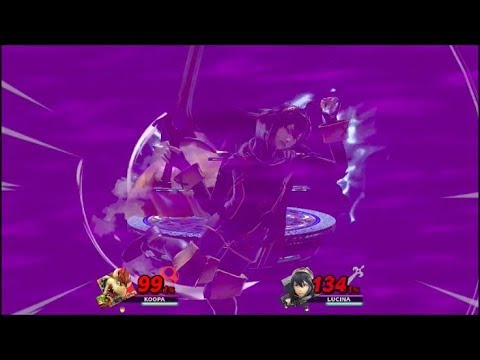 スマブラSP キーラ配下ルキナ　手前やられ
