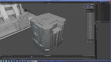 blender live creating a space ship