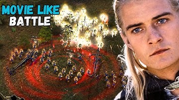 Impressive Rohan VS Isengard  | BFME1 Patch 2.22