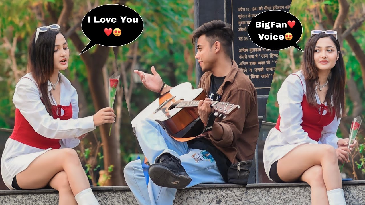 Finally Propose Kardiya Picking Up Girl Prank With Singing Love Songs Epic Reactions Jhopdi K