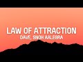 Dave  law of attraction lyrics ft snoh aalegra