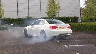 BMW M3 E92 w/ M-Performance Exhaust Making Donuts!