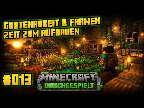 Minecraft Completed #13 | Gardening & Farming – Time to Build 🌱