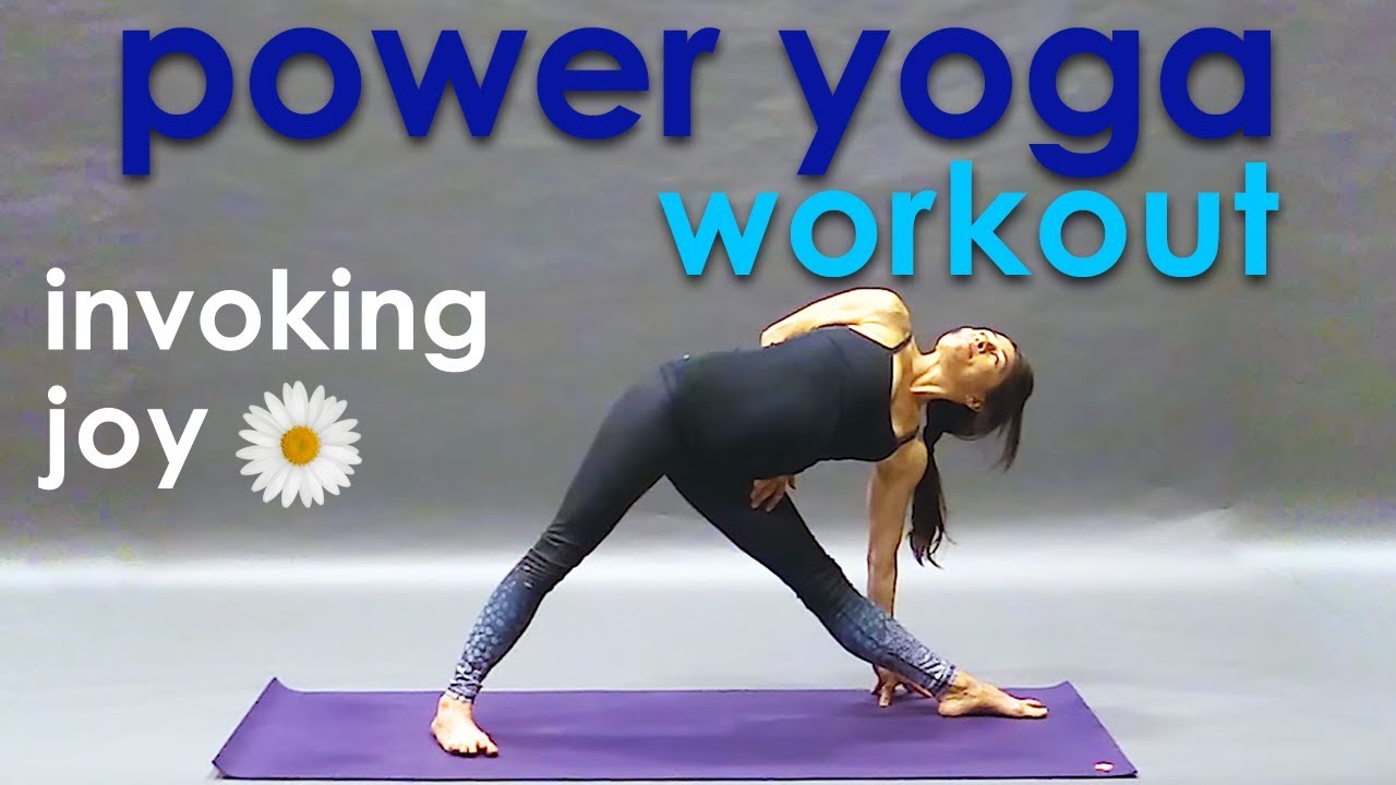 Power Yoga Workout Invoking Joy YouTube