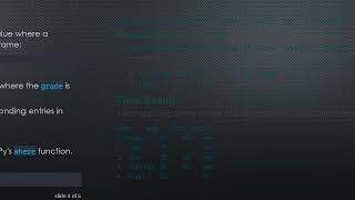 How to Handle null Values in a Pandas DataFrame