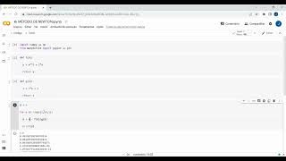 MÉTODO DE NEWTON-RAPHSON EM PYTHON [GOOGLE COLAB]