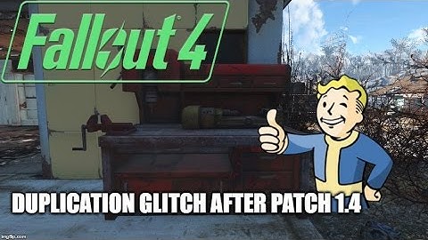 Fallout 4 NEW DUPLICATION GLITCH After Patch 1.4 and New DLC