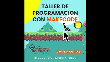 Taller Familiar: "Programar un videojuego" (En MakeCode Arcade)