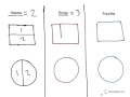 Dividing Shapes into Equal Parts