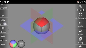 How to model a 3d wine Glass using SubDivformer on your android device