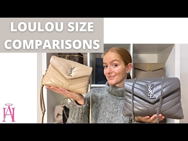 YSL TOY LOULOU VS SMALL LOULOU  Size Comparisons, What Fits, Pros