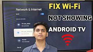 Fix Wifi not showing in smart tv | wifi name not showing in android tv