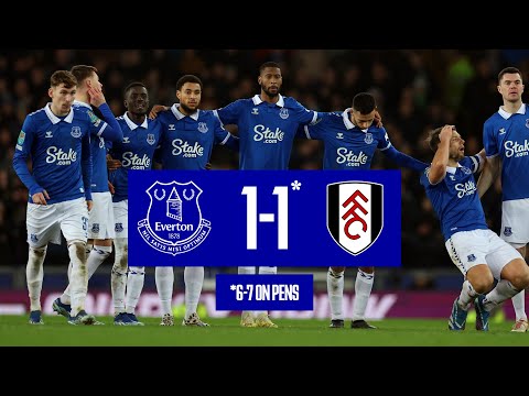 CARABAO CUP HIGHLIGHTS: EVERTON 1-1 FULHAM (6-7 ON PENALTIES)