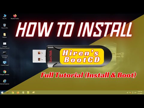 How to Install & Boot Hiren's Boot CD Using USB Drive