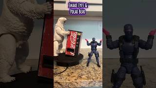 GI Joe Classified Snake Eyes & Polar Bear 😂 #subscribe #gijoeclassified #actionfigure #hasbro #toy
