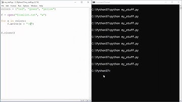 Python Tutorial - 39 - Write and Append to File