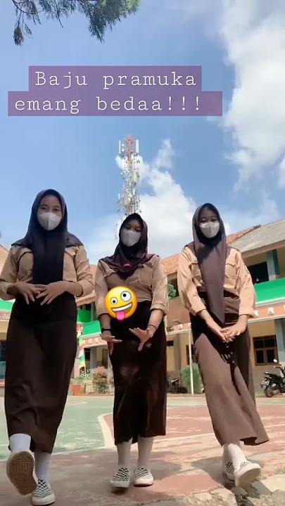 Hijab Style Anak Smk Baju Pramuka Emang Bedaa!!! #shorts #bajupramuka