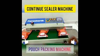 pouch packing machine ll continue sealer machine ll